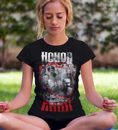 Koszulka damska termoaktywna HONOR WE KRWI